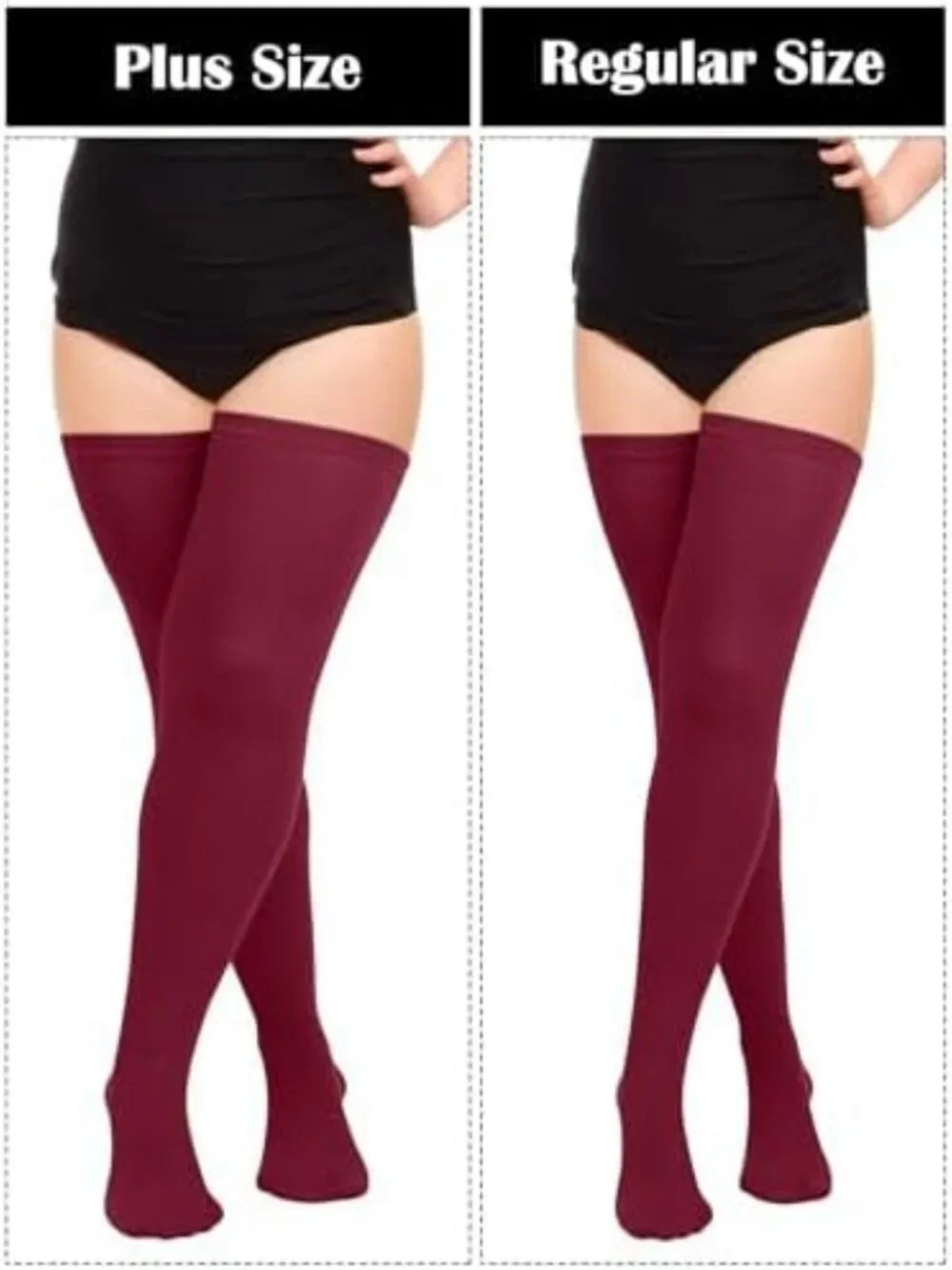 Plus Size Thigh High Socks for Women | Over Knee Warm Stockings | Daily Wear